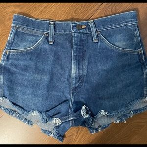 Wrangler High-Waisted Denim Shorts NWT